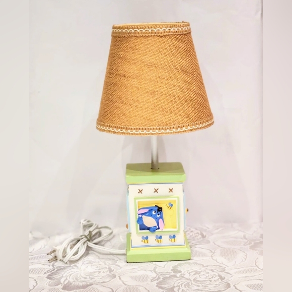 Winnie the Pooh and friends nursery night lamp.  Piglet, Eeore and Tigger - Picture 2 of 11